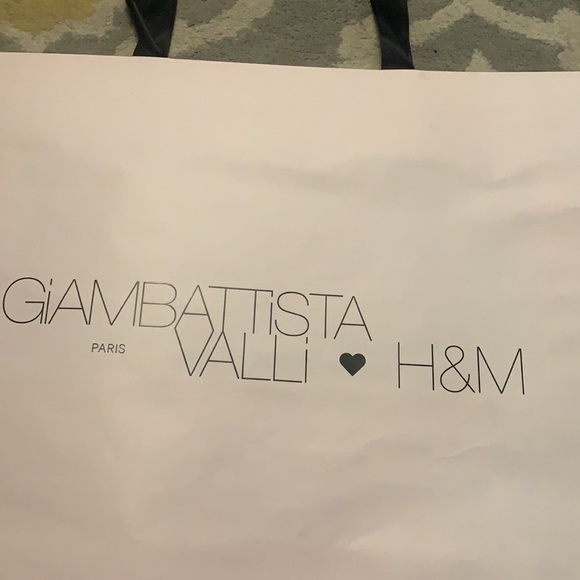 GIAMBATTISTA Valli x H&M One-Shoulder Floral Dress NWT - Picture 10 of 11